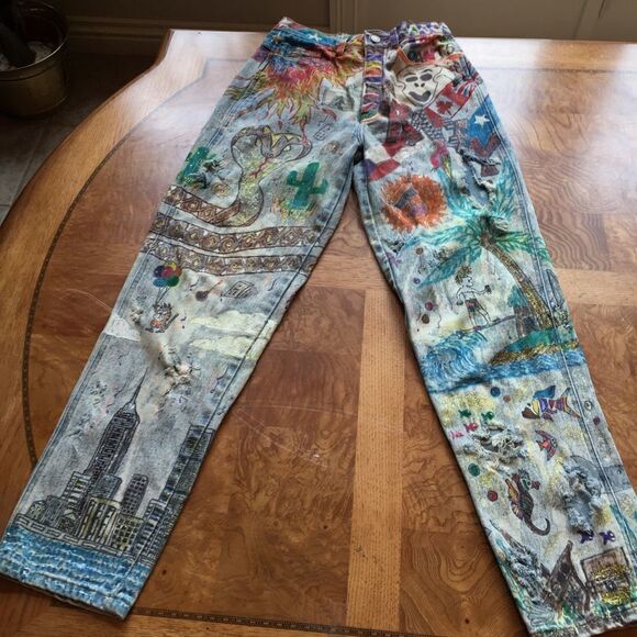 CUSTOM DESTRESSED Vintage Jordache Jeans! - Picture 1 of 12